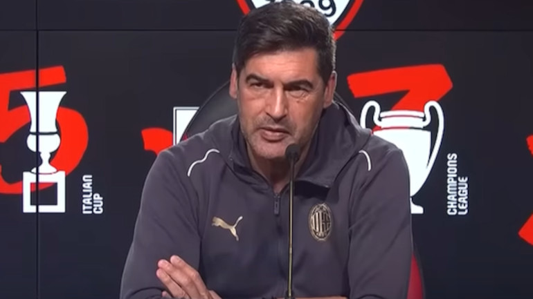 Paulo Fonseca in conferenza stampa